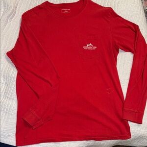 Southern Tide Red Long Sleeve Tee